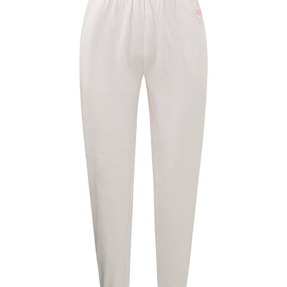 Loveshackfancy Malone White Joggers s/m pants only - Picture 4 of 7